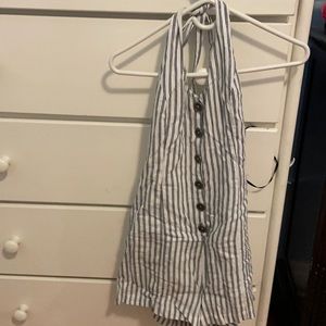 Forever 21 Stripped Romper